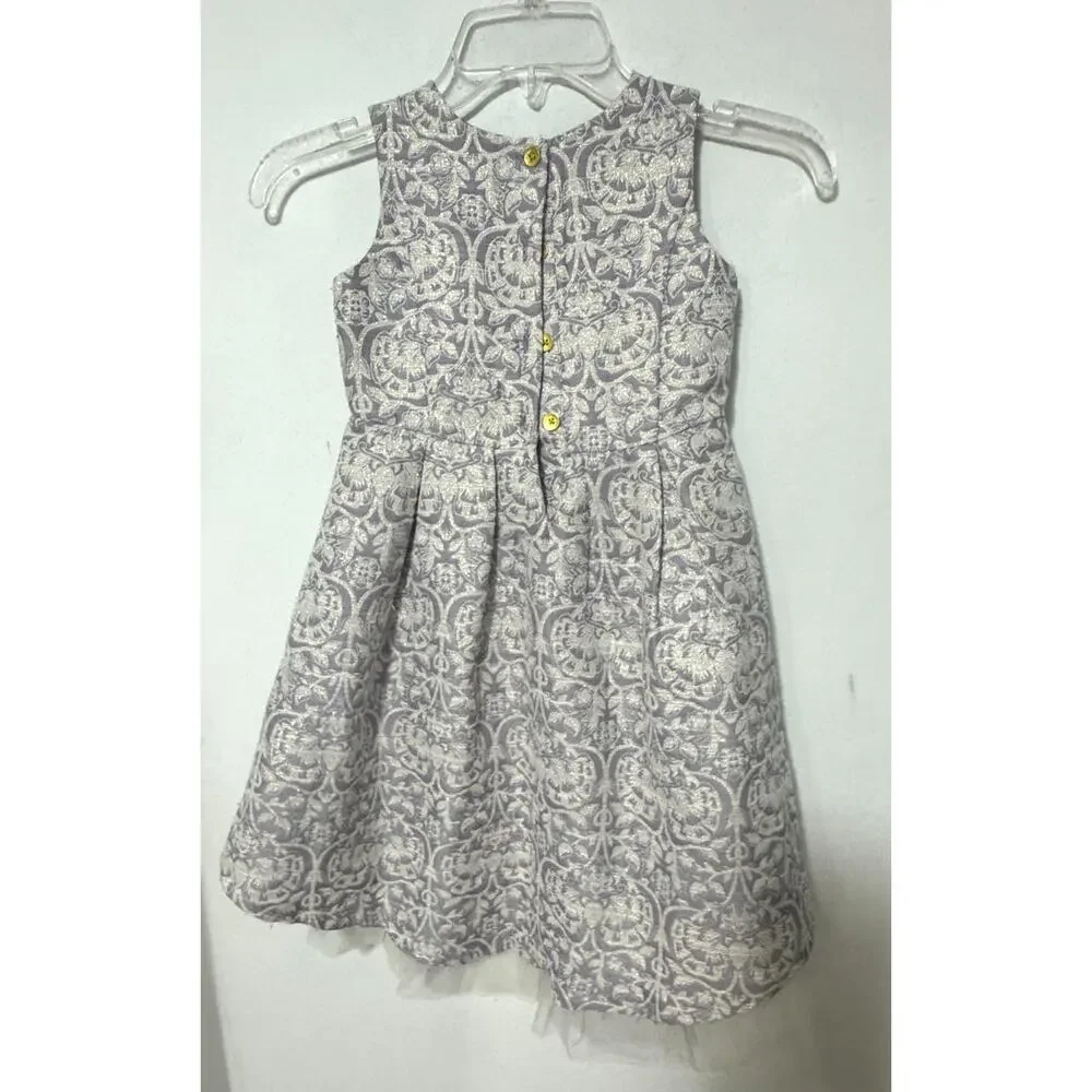 Genuine Kids Girl 4T Dress Hi Low Formal Special Occasion Holiday Formal Brocade